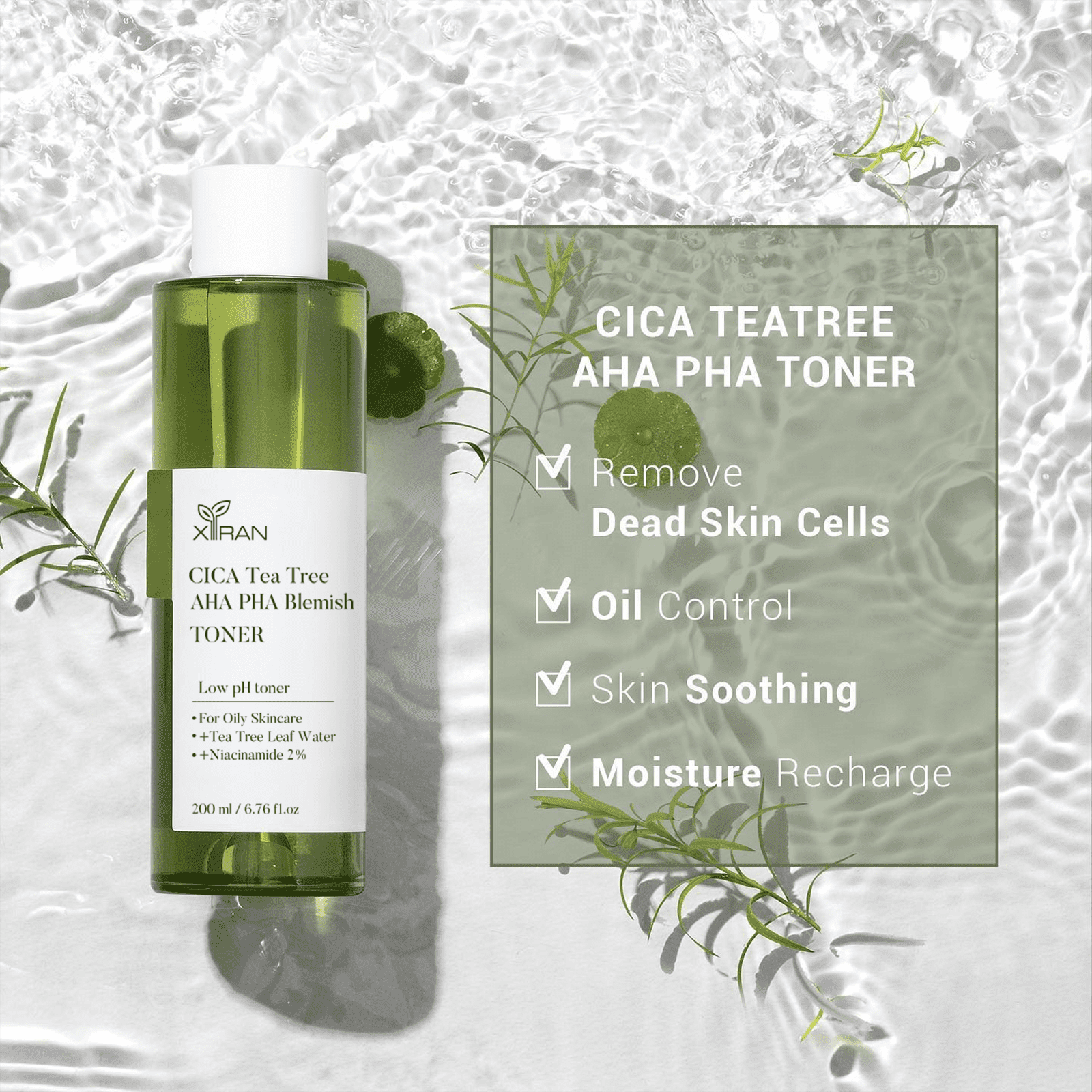 CICA AHA PHA Facial Toner effect (1)
